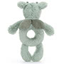Baby Jellycat Bashful Dragon Baby Ring Rattle Back