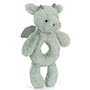 Baby Jellycat Bashful Dragon Baby Ring Rattle 