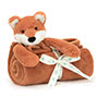 Baby Jellycat Bashful Fox Cub Blankie 