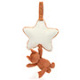 Baby Jellycat Bashful Fox Cub Musical Pull Back
