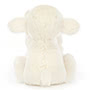 Baby Jellycat Bashful Lamb Soother Back