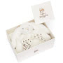 Baby Jellycat Bashful Luxe Bunny Luna Blankie Box