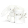 Baby Jellycat Bashful Luxe Bunny Luna Soother 
