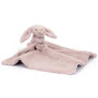 Baby Jellycat Bashful Luxe Bunny Rosa Soother Open
