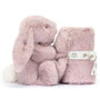Baby Jellycat Bashful Luxe Bunny Rosa Soother Side