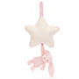 Baby Jellycat Bashful Pink Bunny Musical Pull 