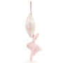 Baby Jellycat Bashful Pink Bunny Musical Pull Side