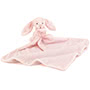 Baby Jellycat Bashful Pink Bunny Soother Open