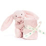 Baby Jellycat Bashful Pink Bunny Soother 