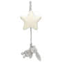 Baby Jellycat Bashful Silver Bunny Musical Pull Pulled