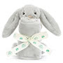 Baby Jellycat Bashful Silver Bunny Soother Front