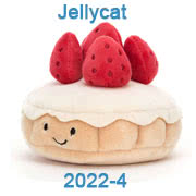 Jellycat 2022 new soft toy designs including Pretty Patisseries and Amuseable Sandwich and Sun with UK and USA delivery