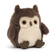 Jelly cat Owling soft toys including Brown Owling, Barn and Snowy Owling