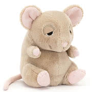 Jelly Cat plush Cuddlebuds including Bernard Bunny and Darcy Dormouse soft toys.