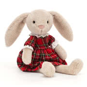 Jellycat Lottie Bunny plush soft toys including Lottie Ballet, Bedtime, Floral, Party, Sailing and Tartan Bunnies.