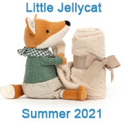 Jellycat Summer 2021 new baby toys including Little Rambler Soothers and Jitters
