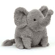 Jellycat Rondle Elephant, Pig and Rhino soft toy