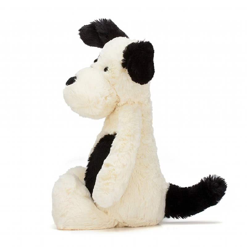 jellycat bashful black and cream puppy