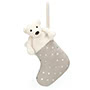 Bashful Polar Bear Stocking Small Image