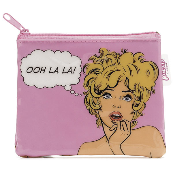 Comic Woman Coin Zip Purse