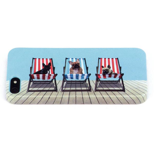 Deckchair Dogs iPhone 5 Shell