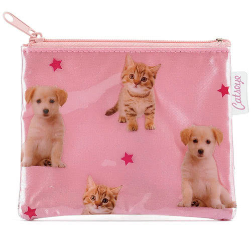 Puppy and Kitten Zip Purse