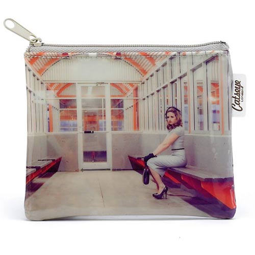 Waiting Room Girl Zip Purse