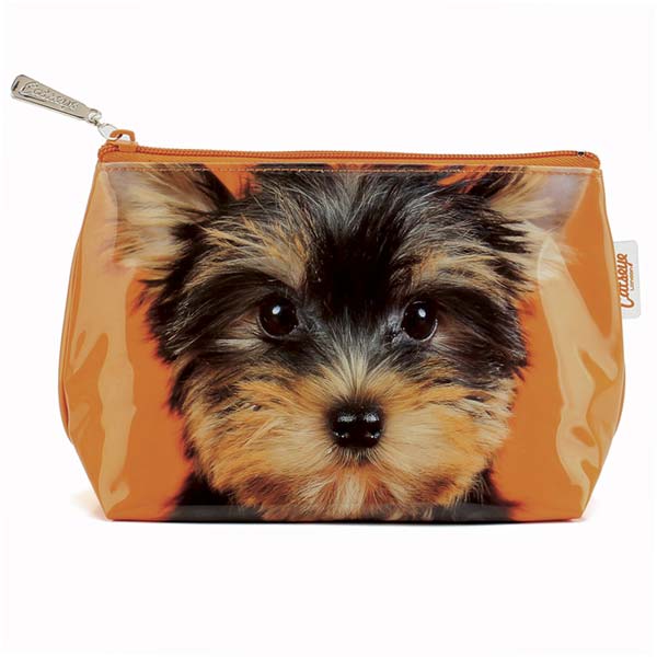 Yorkie on Orange Small Bag