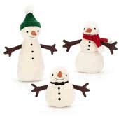 Jellycat Christmas Santa, Elf and Snowmen