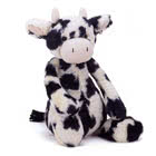 Jellycat Cows and Calves plush stuffed animals including Herbie, Amuseabean and Truffles Highland Cow and Bashful Calf.