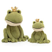 Jellycat Frogs and Amphibians including Toby Toad and Nat Newt