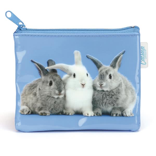 Rabbits on Blue