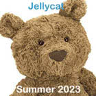 Jellycat Summer 2023 new soft toys including the new size of Bartholomew Bear, all coming with UK Tracked delivery.
