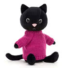 Jellycat Knitten Kitten Fuschia and Lime