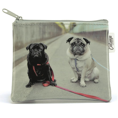 Jellycat Catseye Road Pugs Zip Purse