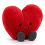 Amuseable Hot Red Heart Small Image