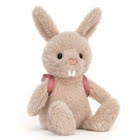 Jellycat Backpacker Bunny and Dino 