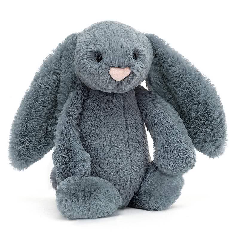 bashful blue bunny