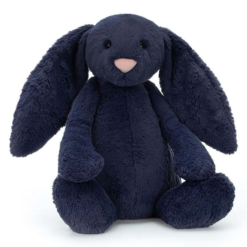 Bashful Navy Bunny Huge