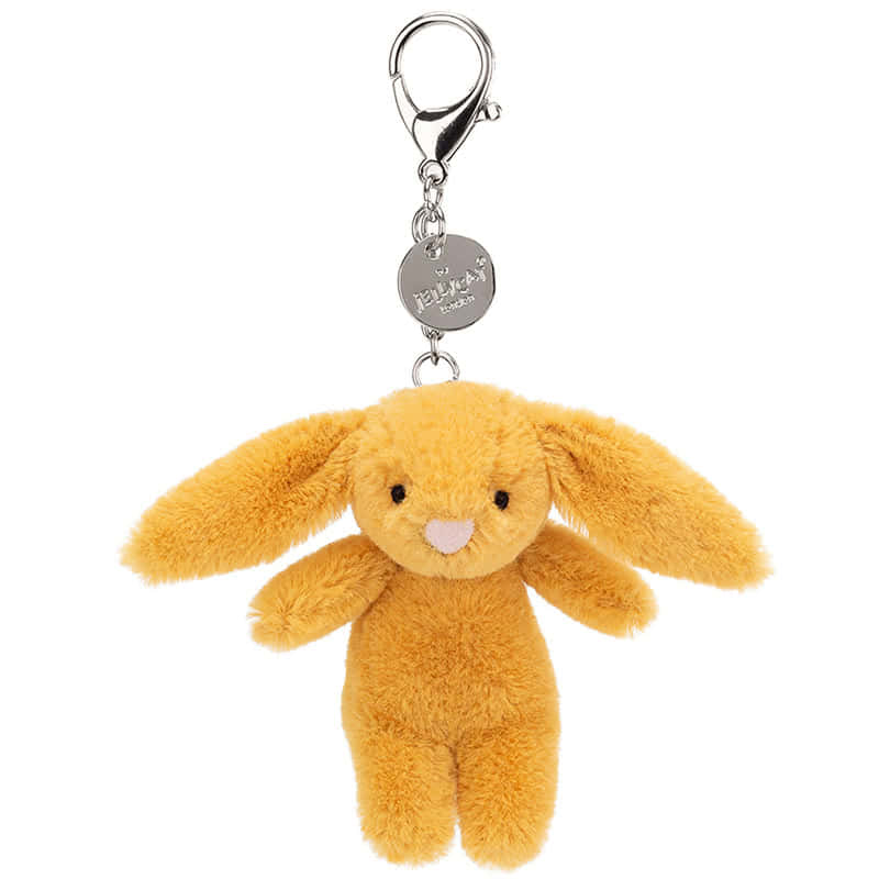 Bashful Saffron Bunny Bag Charm