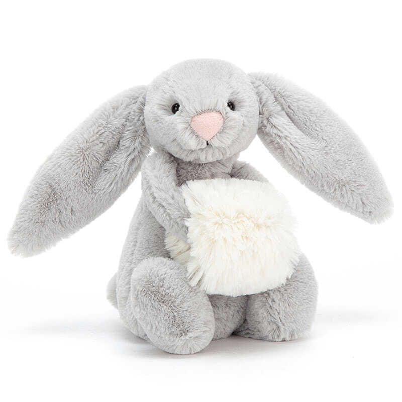 Bashful Silver Snow Bunny