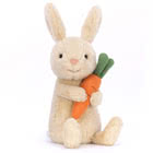 Jellycat Bonnie Bunnies with carrot, egg and peony