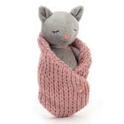 Jellycat Cosie Bunny and Kitten soft toys - size: 18 x 10 cm - suitable from birth.