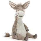 Jellycat Horses, Donkeys and Pony plush toys including Orson Horse, Dario Donkey and Bashful Pony.