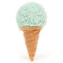Jellycat Irresistible Ice Cream Mint Back