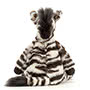 Jellycat Lallagie Zebra Back
