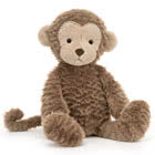Jellycat Rolie Polie Anteater, Elephant, Giraffe and Monkey