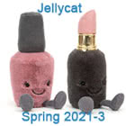 Jellycat New Soft Toys Spring 2021 including Sage Dragon, Kooky Cosmetic Lipstick and Riverside Rambler Otter