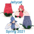 Jellycat New Soft Toys Spring 2021 including Petalkin Dolls and Blossom Dusky Blue Bunny