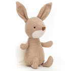 Jellycat Suedetta Bunny soft toy - size: 14 x 6cm.